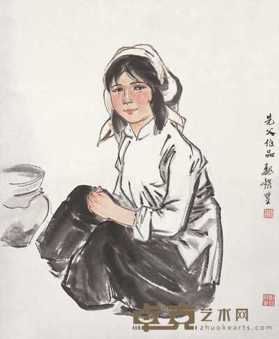 魏紫熙 人物 立轴 51×42cm